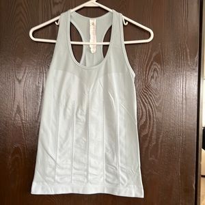 Fabletics Light Blue Racer Back Tank